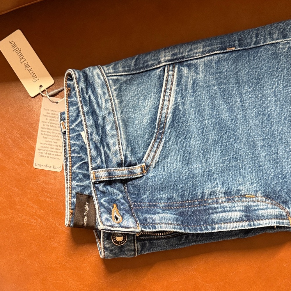 Favorite Daughter Blue Flare & Wide Leg Jeans